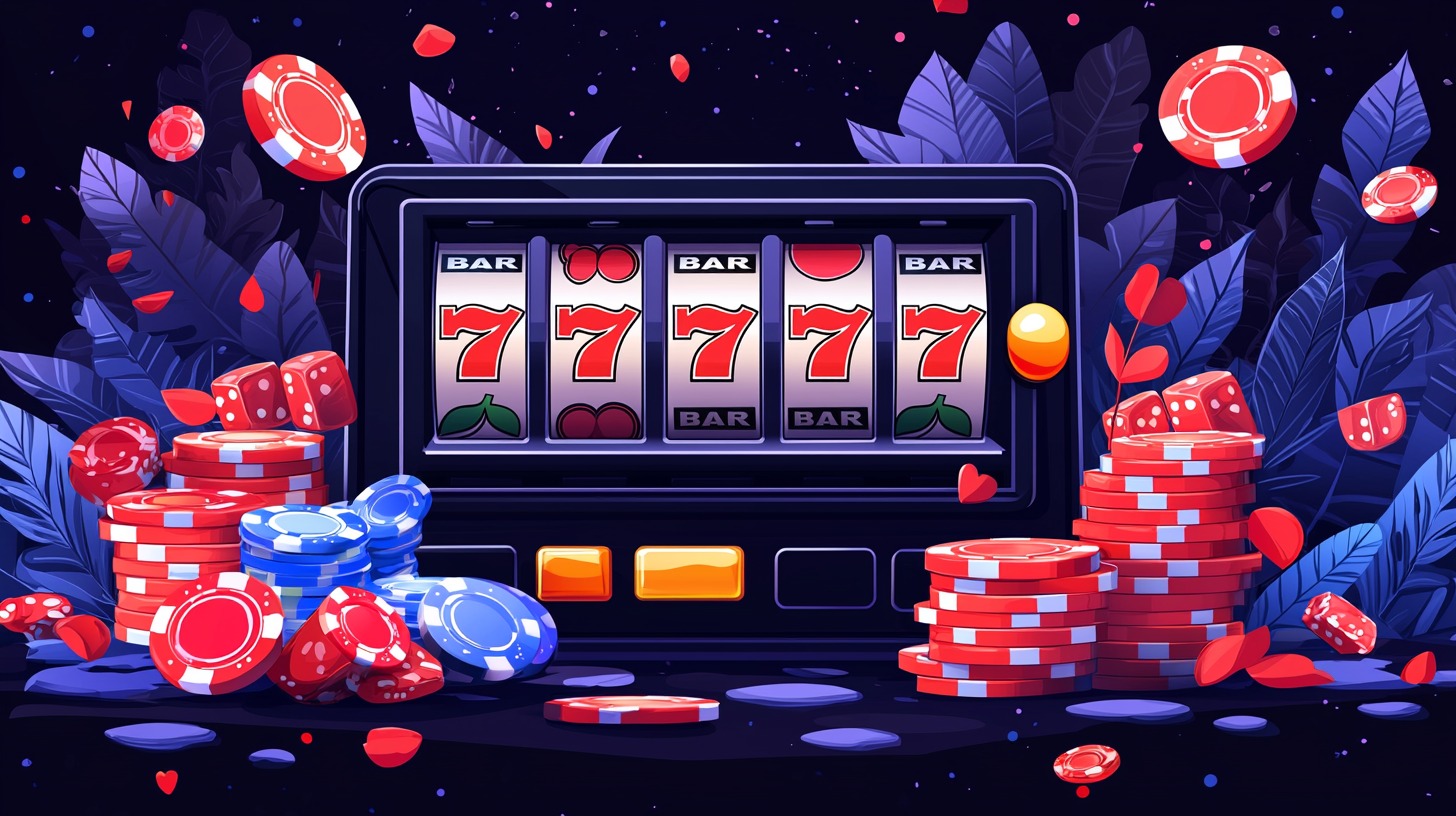 Online casino interface where AI customizes slot game